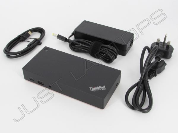 Lenovo 40AS ThinkPad USB-C Dock Gen 2 + PSU 40AS009-0UK – JustDocks