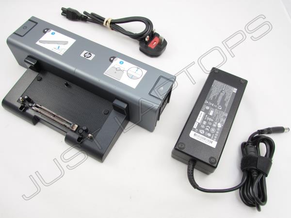 HP Compaq HSTNN-IX01 Basic Docking Station Port Replicator Inc 120W PSU