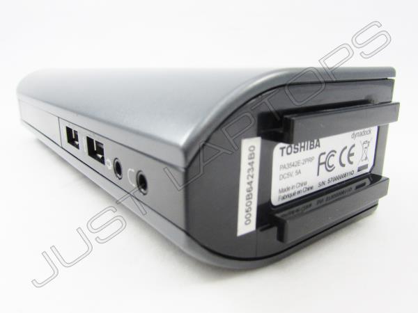 Toshiba Dynadock PA3542EY1PRP Universal USB 2.0 Port Replicator Inc PSU