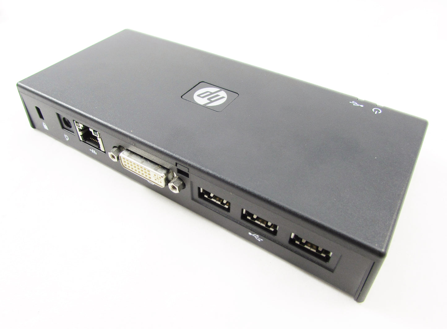 HP HSTNN-S02X USB 2.0 Docking Station Port Replicator w/ DVI Display Inc PSU