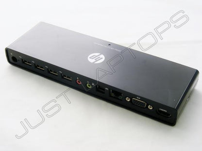 HP Compaq 2005PR HSTNN-IX05 USB Docking Station Port Replicator + PSU Win 7 8