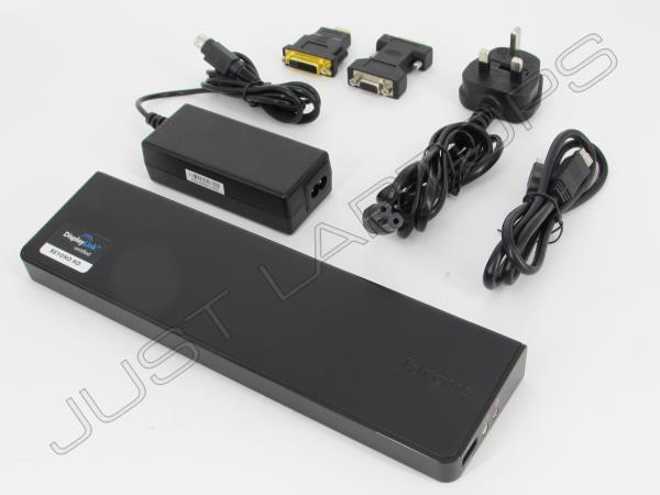 Targus USB 3.0 Superspeed Dual Video Docking Station + PSU w/ UK Lead