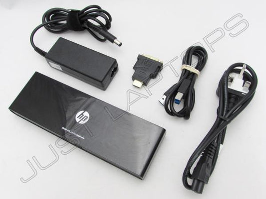 HP HSTNN-IX06 USB 3.0 Dock Port Replicator w/ HDMI & Display Port w/ PSU