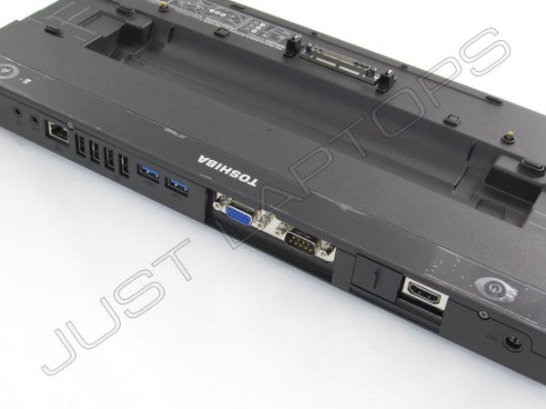 Toshiba PA3916B-1PRP Hi-Speed USB 3.0 Port Replicator II Docking Station Inc PSU