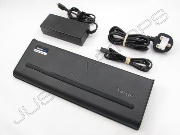 Targus ACP71EU USB 3.0 SuperSpeed Docking Station HDMI DVI Display + PSU NO TIPS