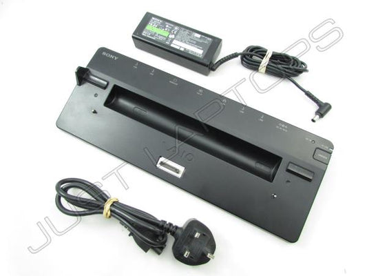 Sony Vaio VPC-S137 VGP-PRS10 Docking Station Port Replicator w/ AC Adapter