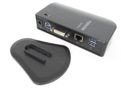 Toshiba Dynadock V3.0+ USB 3.0 Docking Station inc Base Stand & Power Supply