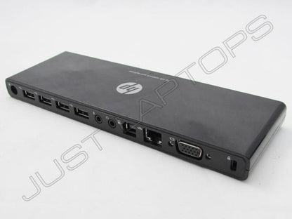 HP HSTNN-Q05X USB 2.0 Media Docking Station Port Replicator w/ VGA Inc PSU