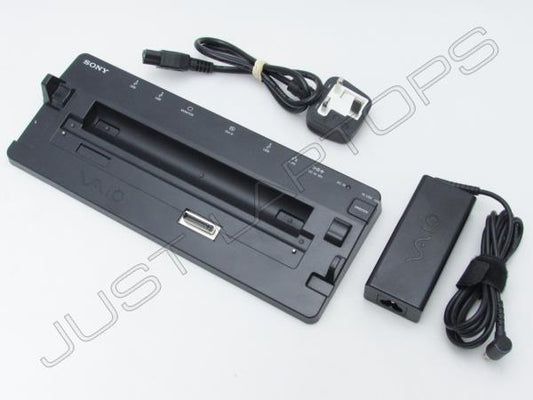 Sony Vaio VGN-TT21 VGP-PRTT1 Docking Station Port Replicator Inc AC Adapter