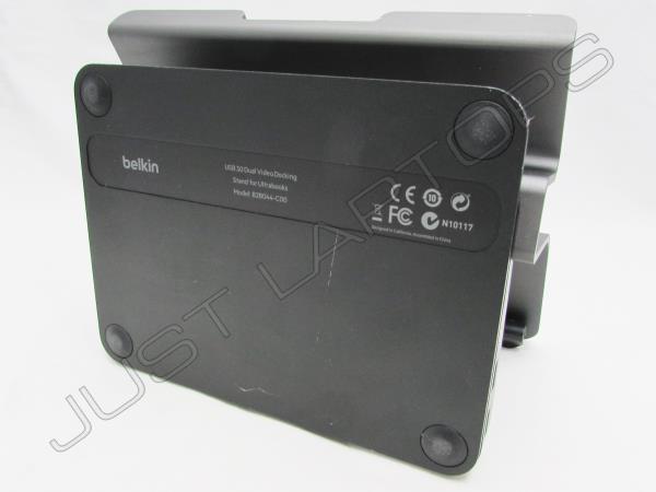 Belkin USB 3.0 Dual Video Ultrabook Docking Station Stand Inc PSU B2B044-C00