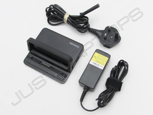 Toshiba PA5105E-1PRP Mobile Tablet Cradle Docking Station Inc AC Adapter