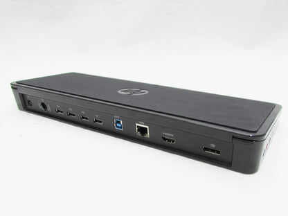 HP HSTNN-IX07 E6D70AA Universal USB 3.0 Port Replicator w/ Tips NO AC ADAPTER