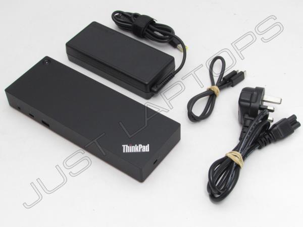 Lenovo ThinkPad 40AC Thunderbolt 3 Docking Station Inc 135W AC Adapter UK Plug