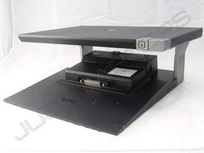 Dell PR03X Simple USB 2.0 Docking Station w/ Spacer + Monitor Stand + 130W PSU