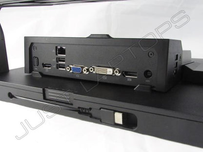 Dell PR03X Simple USB 2.0 Docking Station w/ Spacer + Monitor Stand + 130W PSU