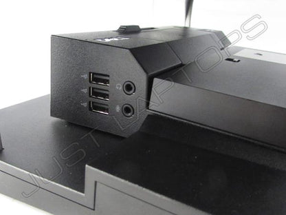 Dell PR03X Simple USB 2.0 Docking Station w/ Spacer + Monitor Stand + 130W PSU