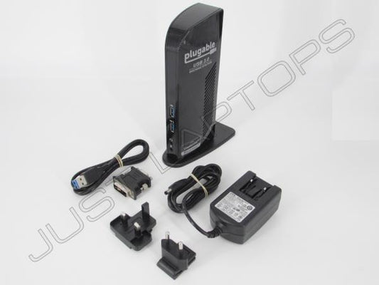 Plugable UD-3900 SuperSpeed USB 3.0 Dual Monitor Docking Station Inc AC Adapter