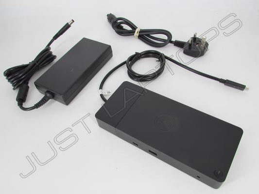 Dell WD19 USB-C USB Type-C Docking Station Inc 180W AC Adapter UK Mains Lead