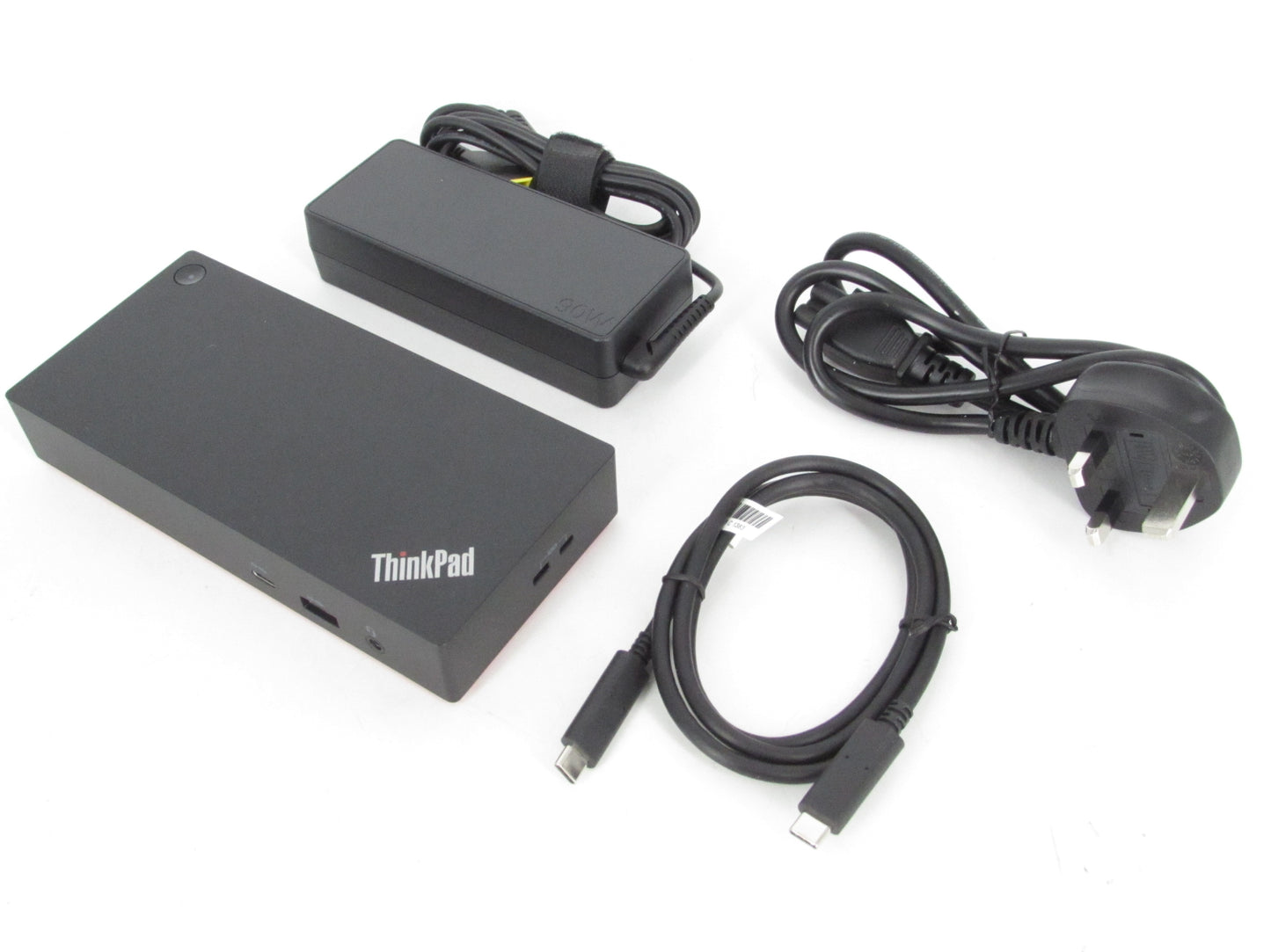 Lenovo 40AY ThinkPad Universal USB-C Dock Inc AC Adapter & UK Mains Lead