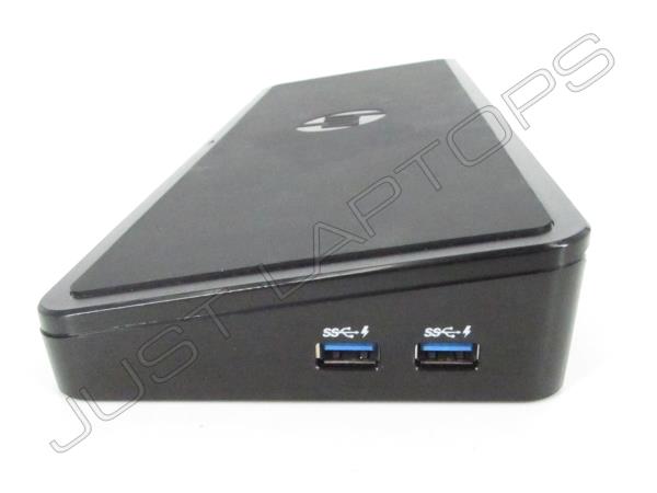 HP HSNTNN-IX07 USB 3.0 Port Replicator Docking Staion with Connector Tip U & PSU