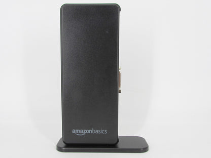 AmazonBasics USB 3.0 Universal Laptop Docking Station Inc PSU Dual HD Monitor