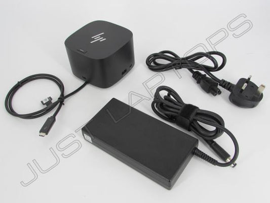 HP HSN-IX03 Thunderbolt 4 120W G4 Dock Docking Station Inc AC Adapter UK Plug