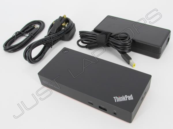 Lenovo 40B2 ThinkPad Universal USB-C Smart Dock Dual 4K Video Inc AC Adapter